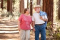 Loving Senior Couple Outdoors