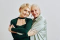 Loving Senior Woman with Adult Daughter Royalty Free Stock Photo