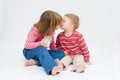 Loving siblings Royalty Free Stock Photo