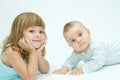 Loving siblings Royalty Free Stock Photo