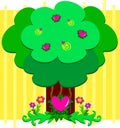 Loving Tree with Lots of Hearts
