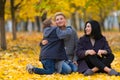 Loving young boy kissing his mother. Royalty Free Stock Photo