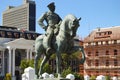 Lovis Botha Statue - Cape Town Royalty Free Stock Photo