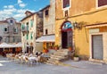 Lovran, Croatia. Central area of ancient town