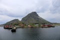 Lovund, a Norwegian island Royalty Free Stock Photo