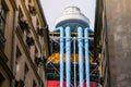 Low angle beautiful shot of The Centre Pompidou in Paris France