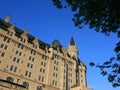 Low Angle Chateau Laurier Royalty Free Stock Photo