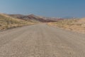 Low Angle of Dirt Road to Painted Hills Royalty Free Stock Photo