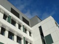 Low Angle Modern Architectural Building Closeup