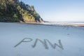 Low Angle of PNW in Sand