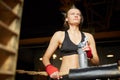 Tough Female Boxer Royalty Free Stock Photo