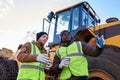 Two Workers Taking Break Royalty Free Stock Photo