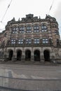 Low angle shot of Bremer Marktplatz in Bremen, Germany