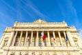 Low angle shot of the building of Chamber of commerce of Marseille in France