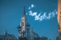 Low angle shot of the cathedral of Novi, Serbia