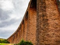 Low-angle shot of the Culloden Viaduct in Inverness in the Scottish Highlands