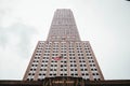 Low angle shot of the Empire State Building in New York, USA Royalty Free Stock Photo