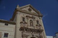 Low-angle shot of the Museo Conventual de las Descalzas museum in Antequera against a blue sky