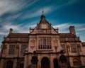 Low angle shot of Faculty of History, University of Oxford under a cloudy sky in England, UK Royalty Free Stock Photo