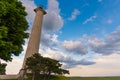 Low angle shot of the famous Perry`s Victory & International Peace Memorial, Ohio, USA