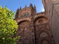 Low angle shot of the New Cathedral of Salamanca, Spain Royalty Free Stock Photo