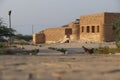 Low-angle shot of Kish, an archeological site in Babil Governorate Royalty Free Stock Photo