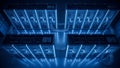 Server Room Data Center Blue Network Infrastructure Royalty Free Stock Photo