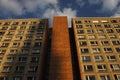 Low-angle shot of Rathaus Passagen shopping center with blue sky in the background, Berlin, Germany Royalty Free Stock Photo