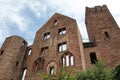 Low angle shot of the ruins of a medieval castle in Wertheim, Germany Royalty Free Stock Photo