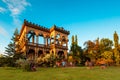 Low angle shot of The Ruins in Talisay, the Philippines captured on a bright sunny day