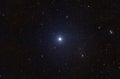 Low angle shot of the shining star Vega in the constellation Lyra looking like a magical fairytale Royalty Free Stock Photo