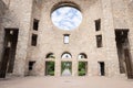 Low-angle shot of the St. Boniface Cathedral from inside, Winnipeg, Manitoba, Canada