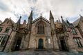 Low angle shot of a St Mary's Roman Catholic Church in Inverness, UK