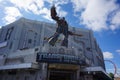 Low angle shot of the Transformers the Ride attraction in Universal Studios Royalty Free Stock Photo