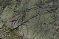 Low angle shot of a very big rock formation used for rock climbing activities