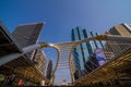 Low angle view of building, Chong Nonsi, Bangkok, Thailand Royalty Free Stock Photo