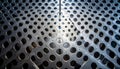 Industrial Perforated Steel Plate Background Royalty Free Stock Photo