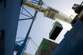 Low Angle View Of Dockside Crane Royalty Free Stock Photo