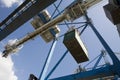 Low Angle View Of Dockside Crane Royalty Free Stock Photo