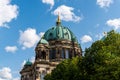 The dome of Berlin Cathedral against sky Royalty Free Stock Photo