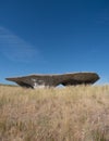 Low Angle View of the Domo at Tippet Rise Art Center in Montana