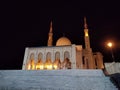 Low angle view of Emir Abdelkader mosque in Constantin. Algeria Royalty Free Stock Photo