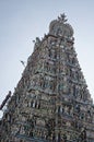 A low angle view of Kapleeshwarar temple, Mylapore,Chennai,Tamil Nadu,India Royalty Free Stock Photo