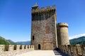 the keep of Foix castle Royalty Free Stock Photo