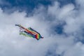 Kite flying in sky Royalty Free Stock Photo