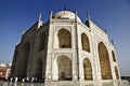 Low angle view of a mausoleum, Taj Mahal, Agra, Uttar Pradesh, India Royalty Free Stock Photo