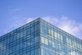 Modern office building and sky with clouds Royalty Free Stock Photo