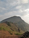 Low angle view of the Mullayanagiri Peak