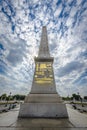 Low angle view of Obelisk of Luxor at Place de la Concorde