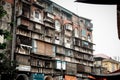 Old Derelict Apartment Buildings in Hanoi City